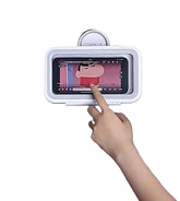 Bathroom Mobile Phone Waterproof Box Holder Bath Drama Artifact Suction Cup Shelf Toilet Microwave Cleaner